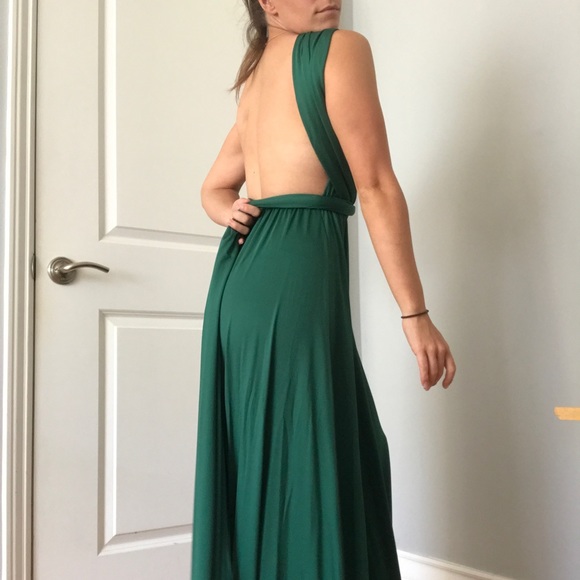 Small Green Maxi Dress - Picture 7 of 7